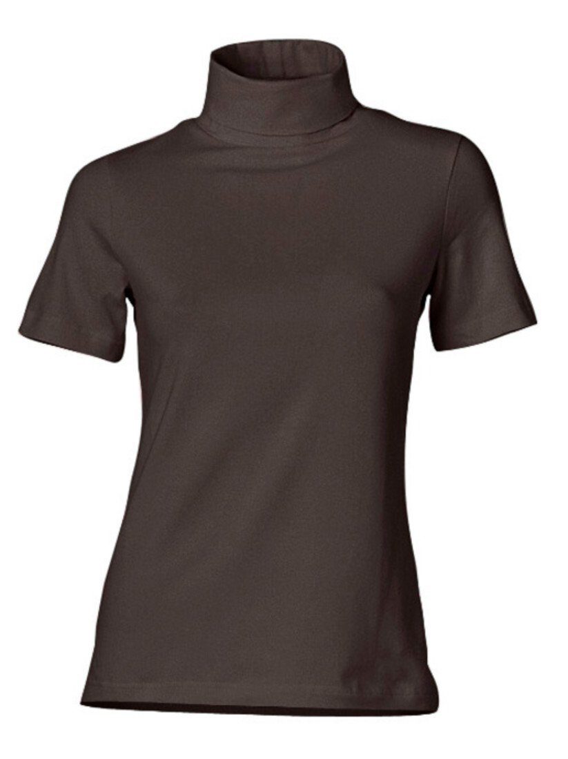 heine T-Shirt Rollkragen-Shirt Kurzarm