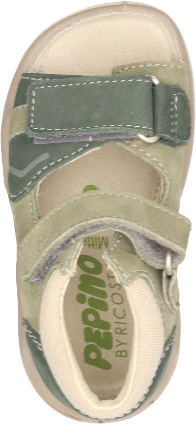 Sandaletten aus Pepino Textil Outdoorsandale hellgrün
