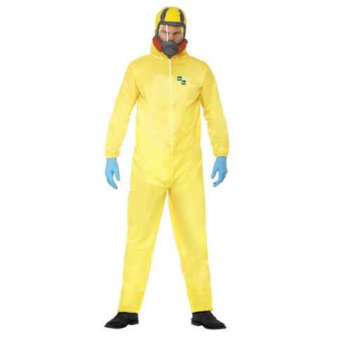 Smiffys Kostüm Breaking Bad Schutzanzug Kostüm, Walter Whites Arbeitskleidung eignet sich sowohl fürs Labor als auch