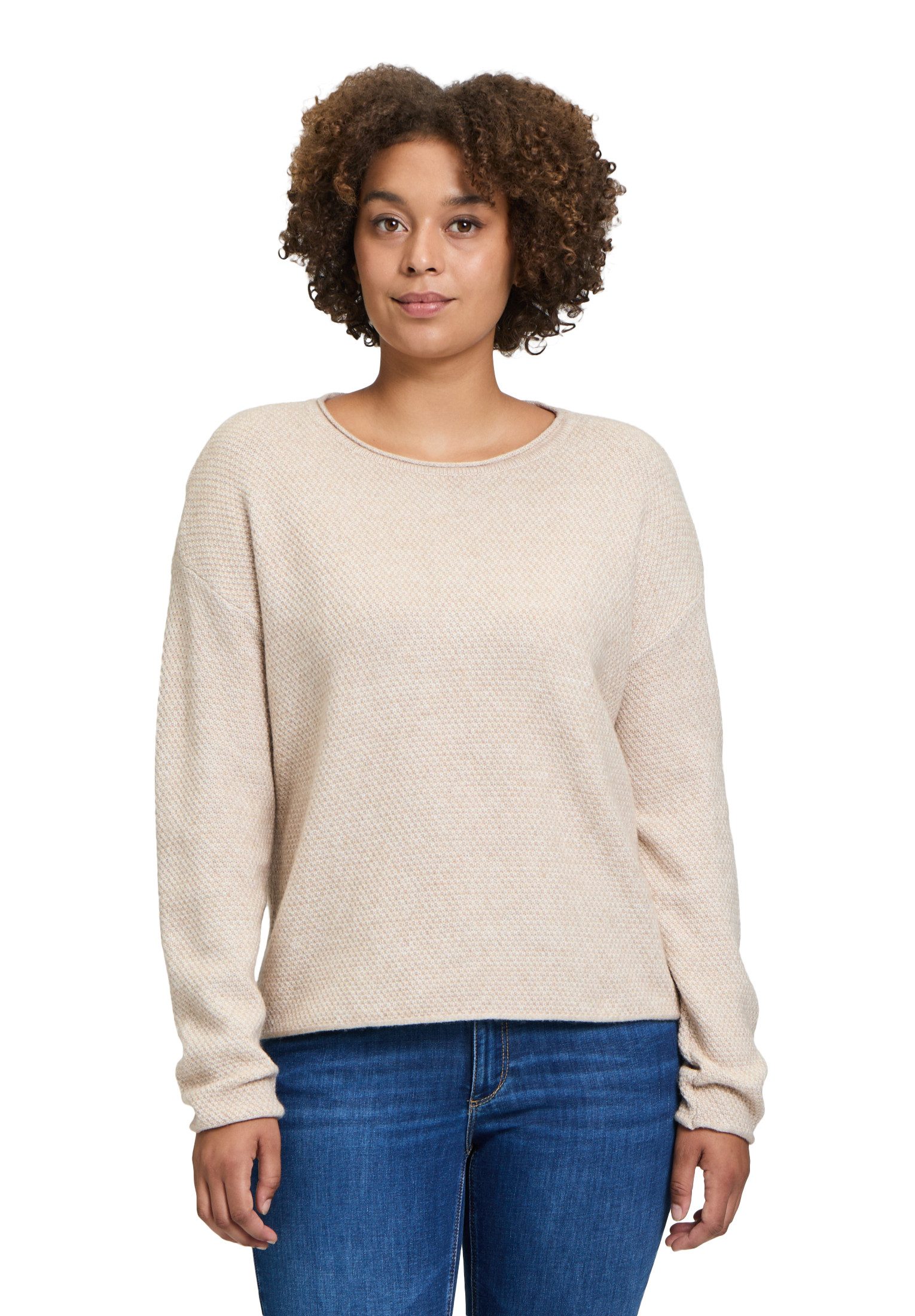 Strickpullover Betty & Co Strickpullover mit Rundhalsausschnitt