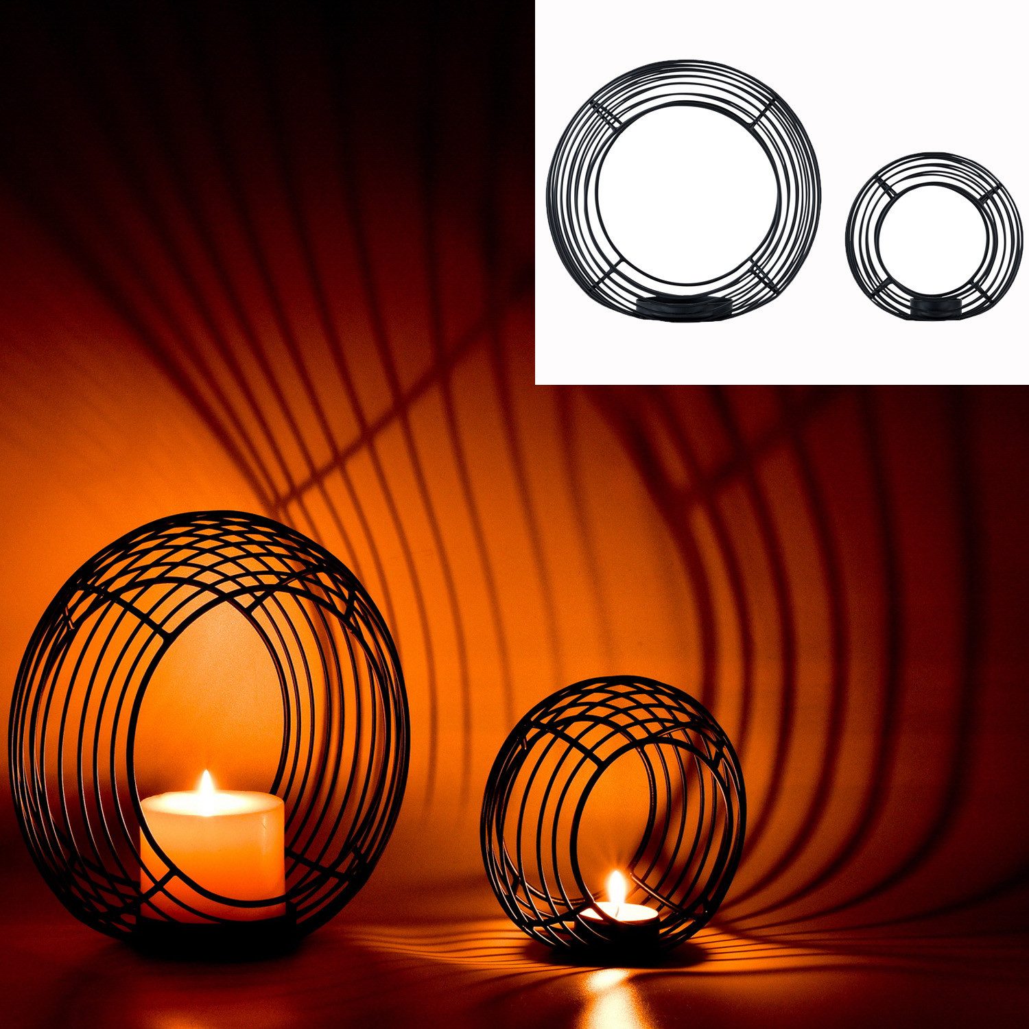 Marrakesch Orient & Mediterran Interior Teelichthalter 2er Set Skandinavisc günstig online kaufen