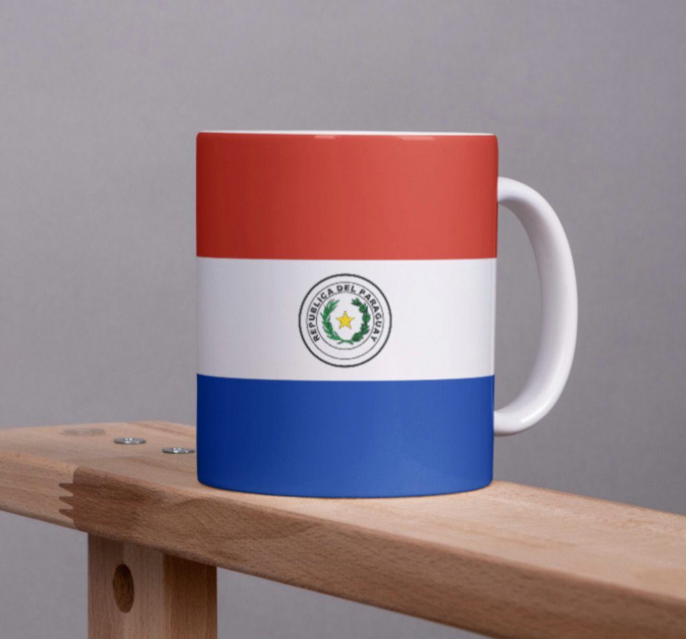 Tinisu Tasse Paraguay Tasse Flagge Pot Kaffeetasse National Becher Kaffee Cup Büro