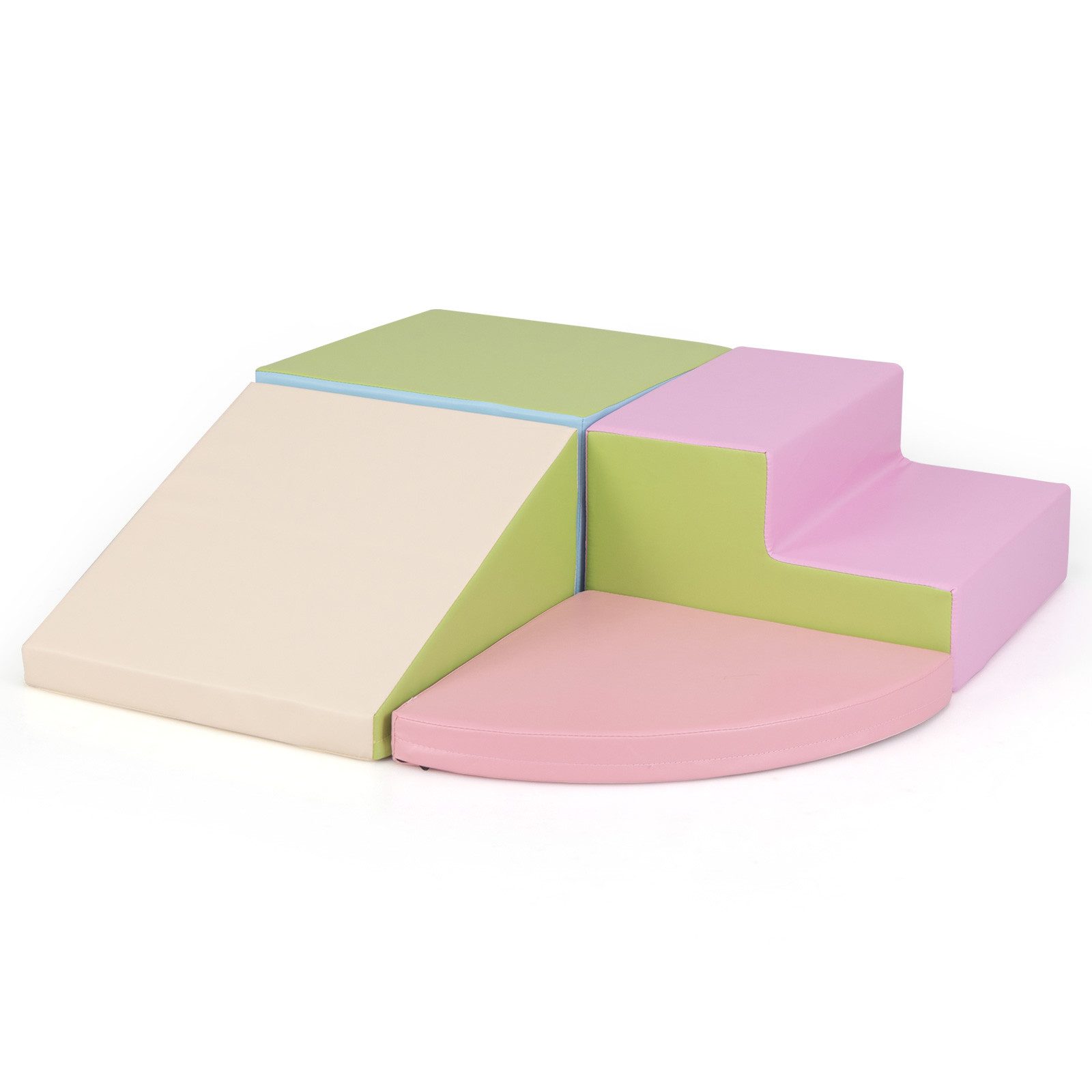 COSTWAY Spielbausteine, (4 St), zum Klettern, mit Klettverschluss