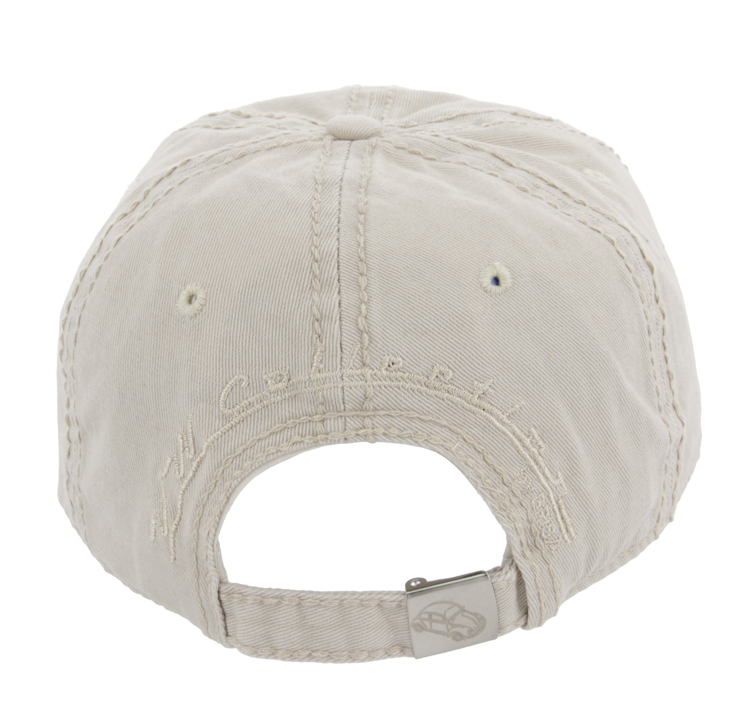 VW Collection by BRISA Baseball Cap Volkswagen Kappe "Love that Bug" beige Kopfbedeckung mit Käfer Motiv