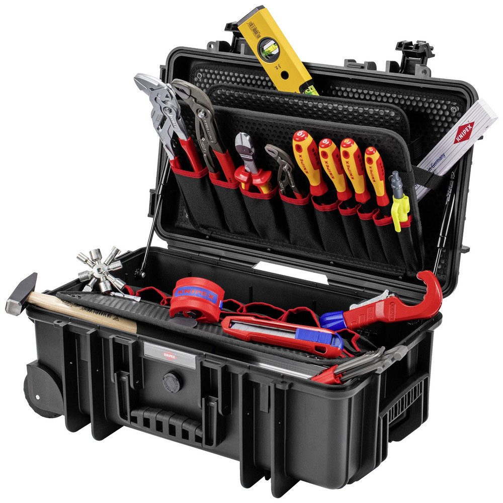 Knipex Werkzeugkoffer Knipex Robust26 Sanitär 00 21 33 S Werkzeugkoffer bestückt (B x H x