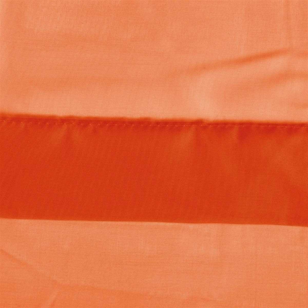 Orange Transparente mit Schlaufen Microfaser, in Größen vers. "Raffoptik", Vorhang, Schlaufen, Bistrogardine (1 Küchengardine Bestlivings, St), transparent,
