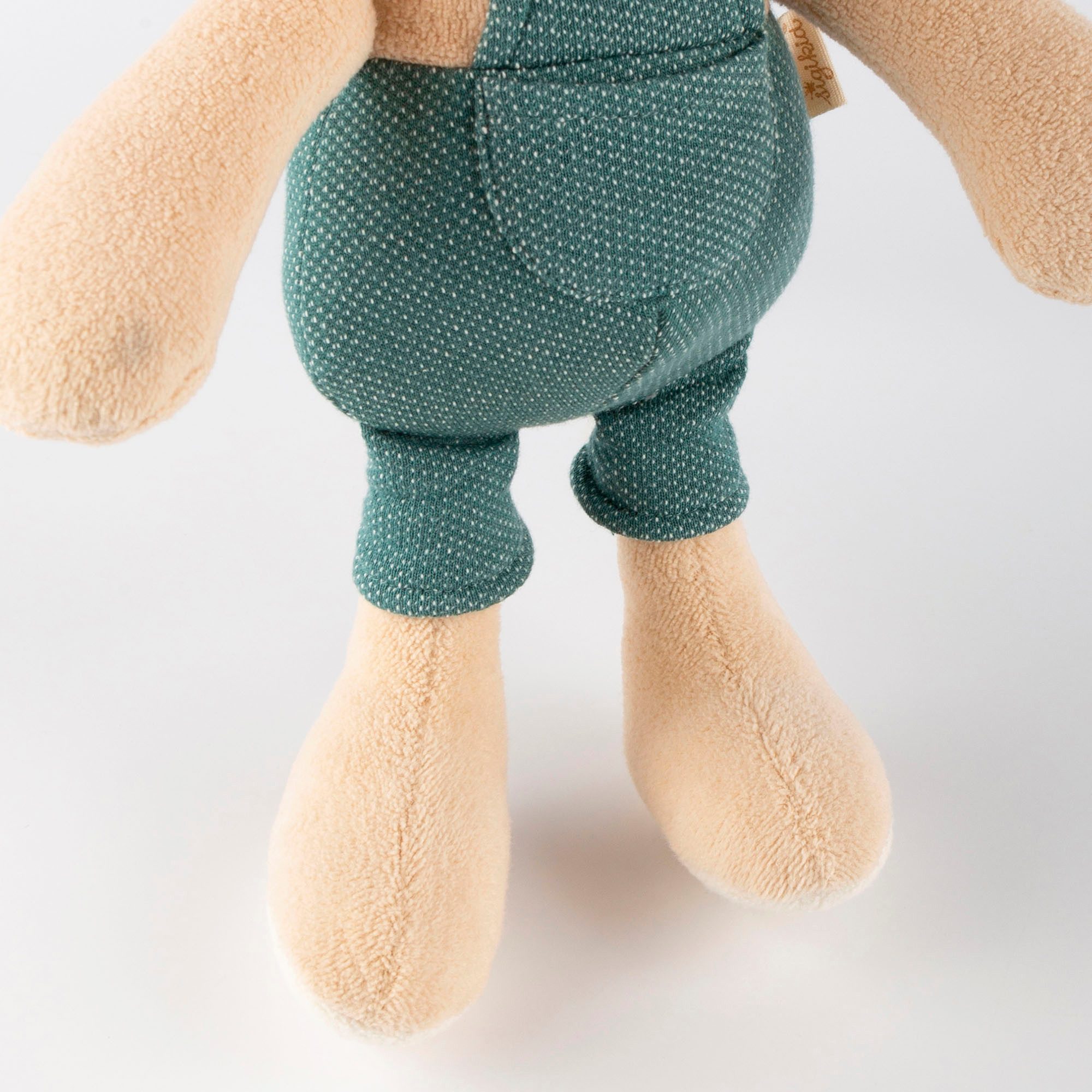 Sigikid Kuscheltier Sweety, Latzhosen Hase, grün
