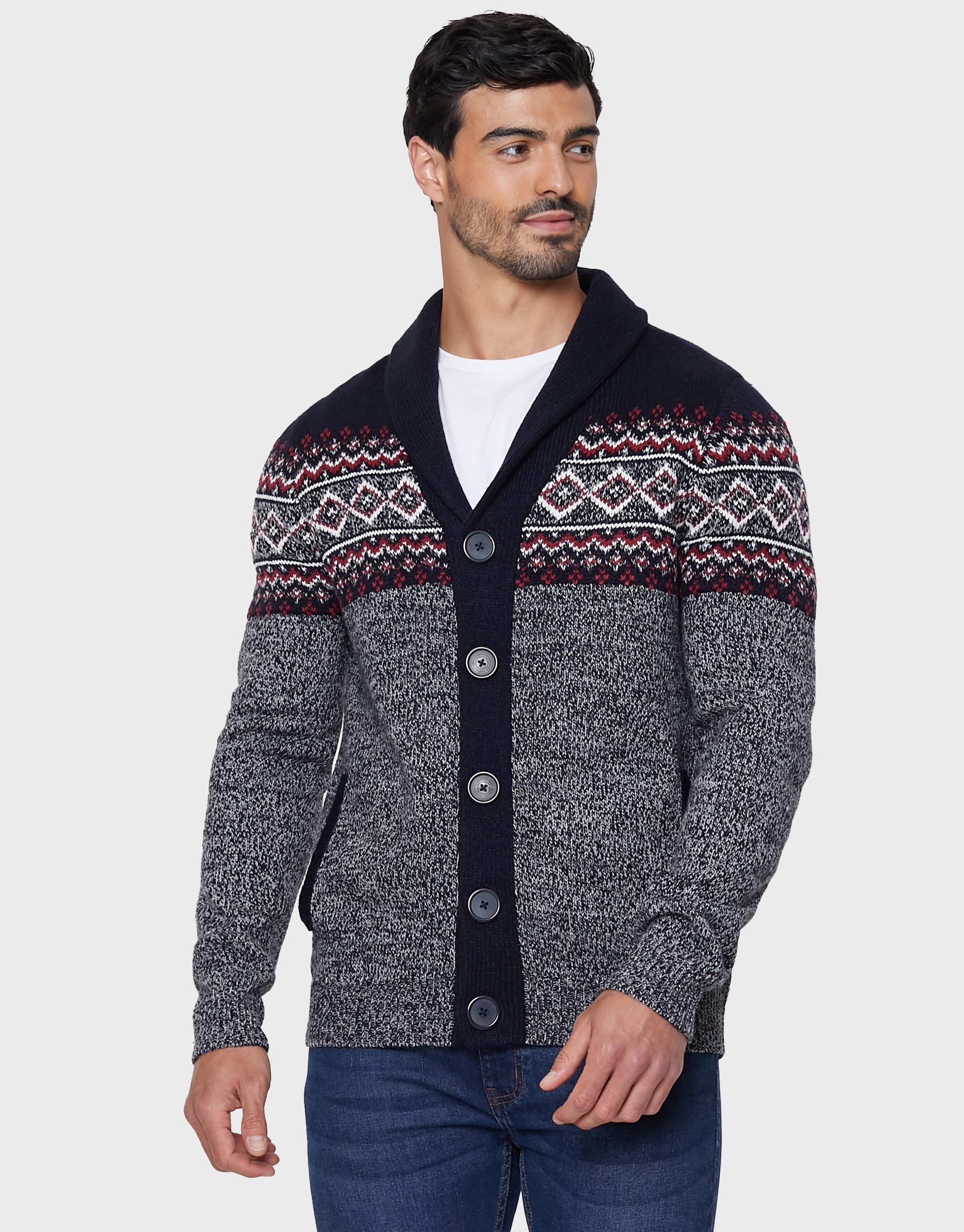 Threadbare Strickjacke Dean (1-tlg) mit tollem Strickmuster