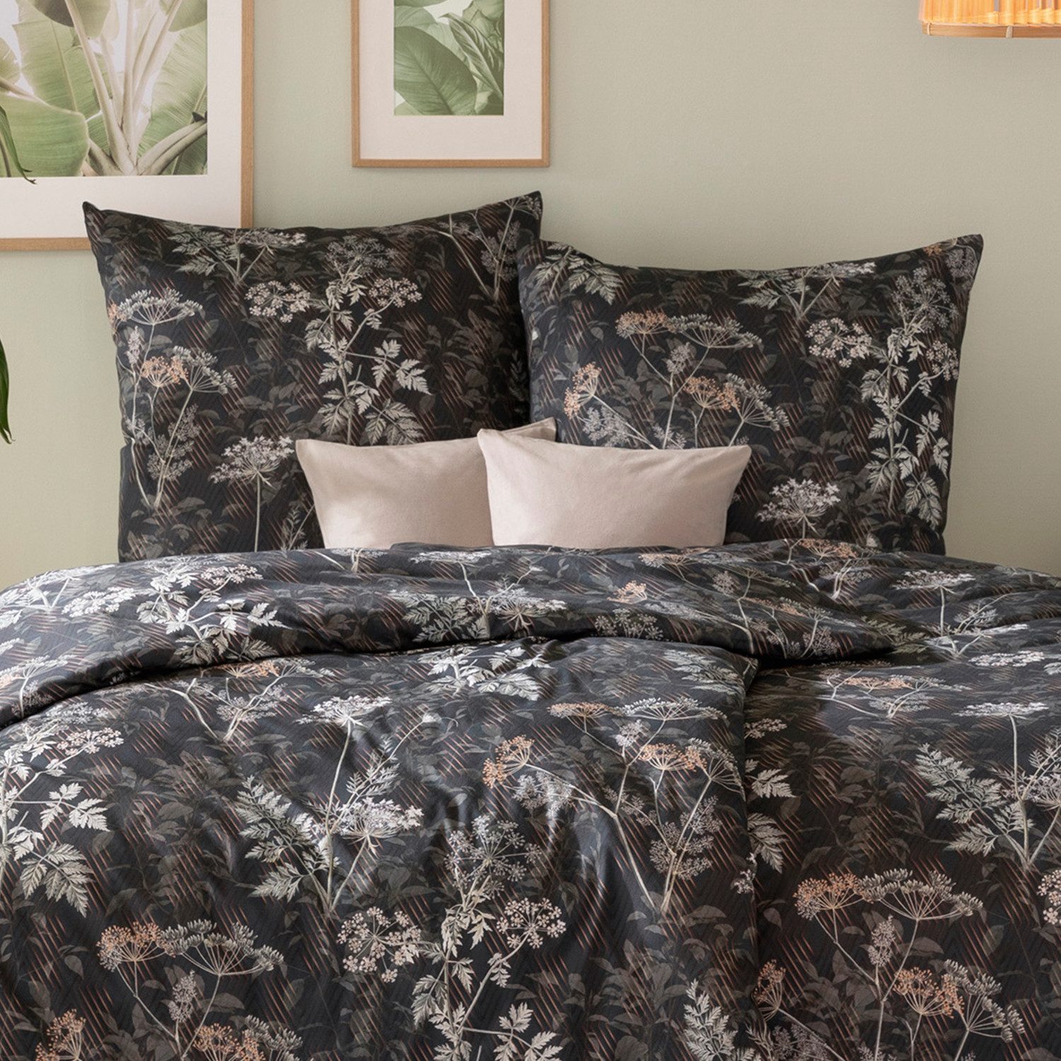 Estella Bettwäsche Estella Interlock Jersey Bettwäsche Achillea 6278-625 Blau 135x200, 2 teilig