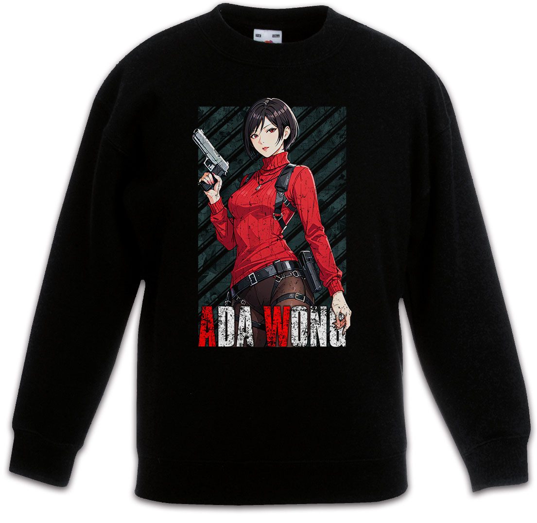 Sweatshirt Evil Ada Kinderpullover Horror Racoon Resident Wong City Umbrella Corp