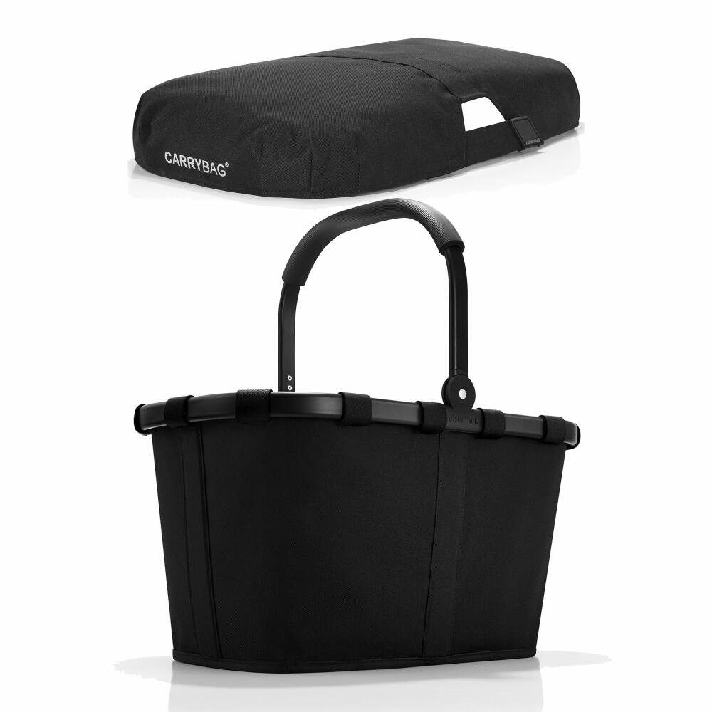 REISENTHEL® Einkaufskorb carrybag frame black mit cover