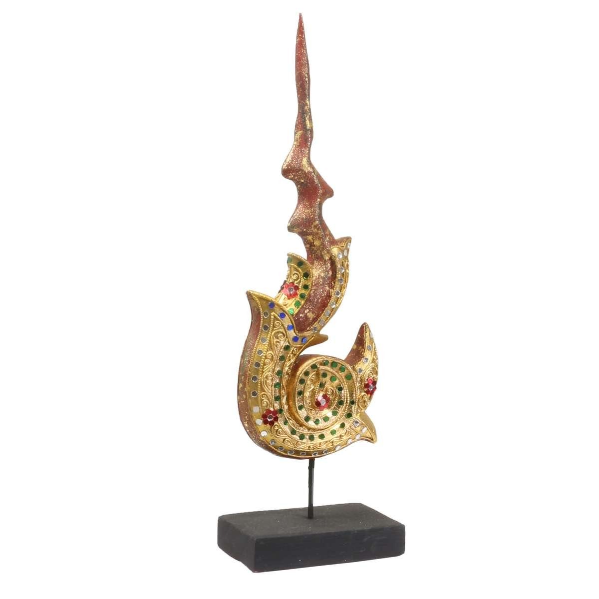 Ursprungsland Handarbeit Dekofigur Rot im Oriental Galerie St), traditionelle Gold Flamme Skulptur Herstellung (1 in