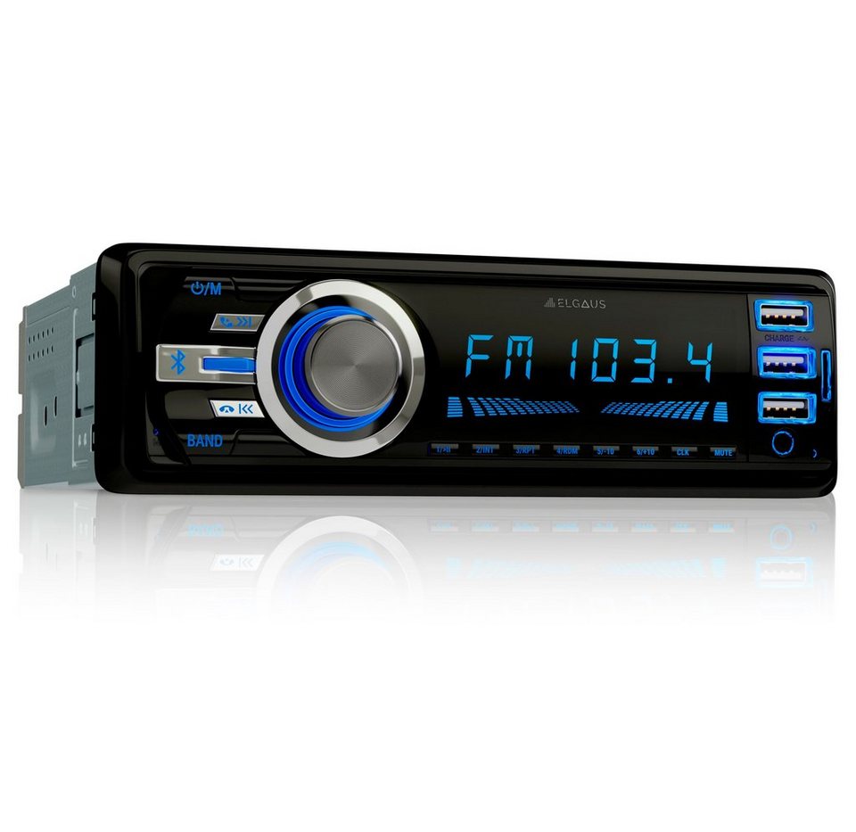 ELGAUS OM-180P 1 Din Autoradio (FM/AM, RDS, Bluetooth, RDS