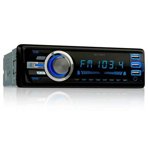 ELGAUS OM-180P 1 Din Autoradio (FM/AM, RDS, Bluetooth, RDS, Fernbedienung, ID3, Appsteuerung, Manual in DE/EN)