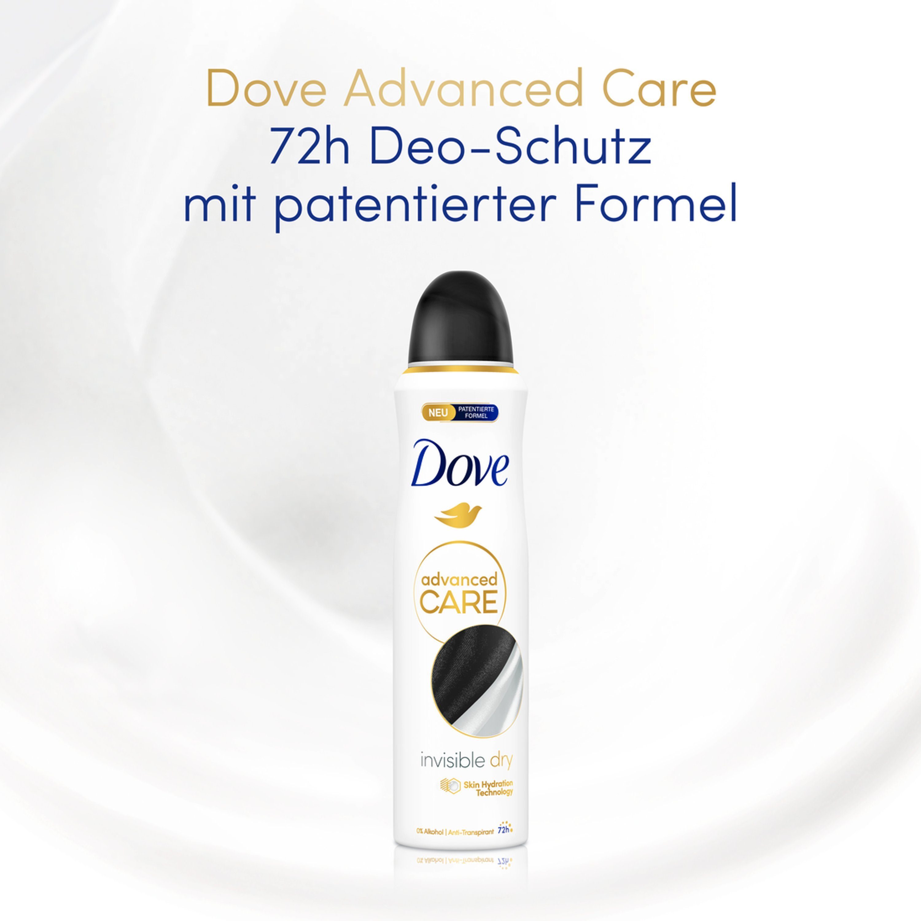 Care Deo-Set Dry Deo-Spray 6x Advanced Invisible DOVE 150ml Anti-Transpirant