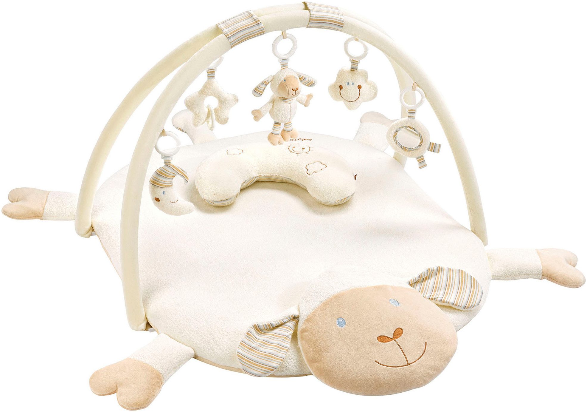 Fehn Spielbogen BabyLOVE, Schaf 3-D-Activity-Decke, mit Krabbeldecke