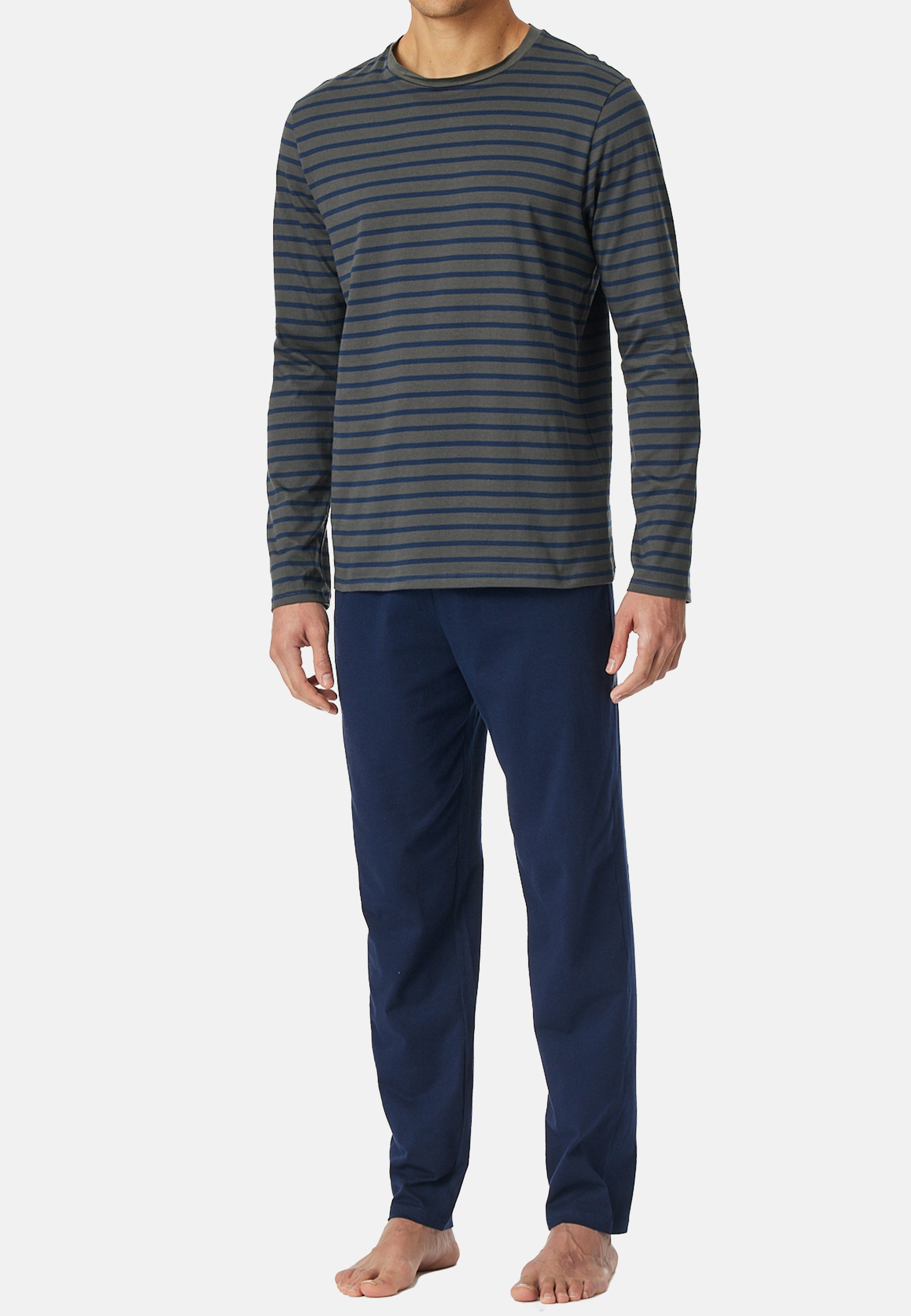 Schiesser Pyjama Casual Essentials (Set, 2 günstig online kaufen