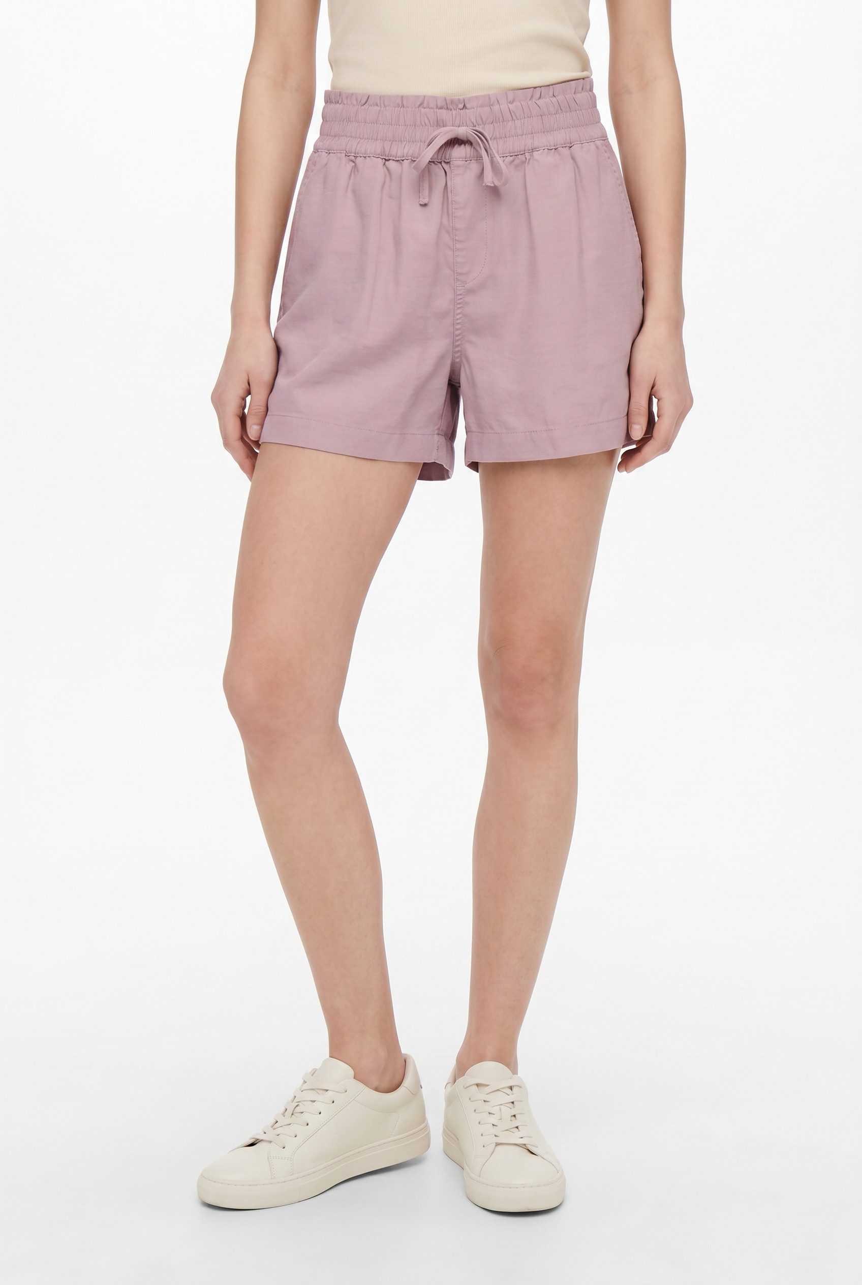 ONLY Shorts ONLARIS LIFE PULL UP SHORTS WVN CC mit Bindeverschluss