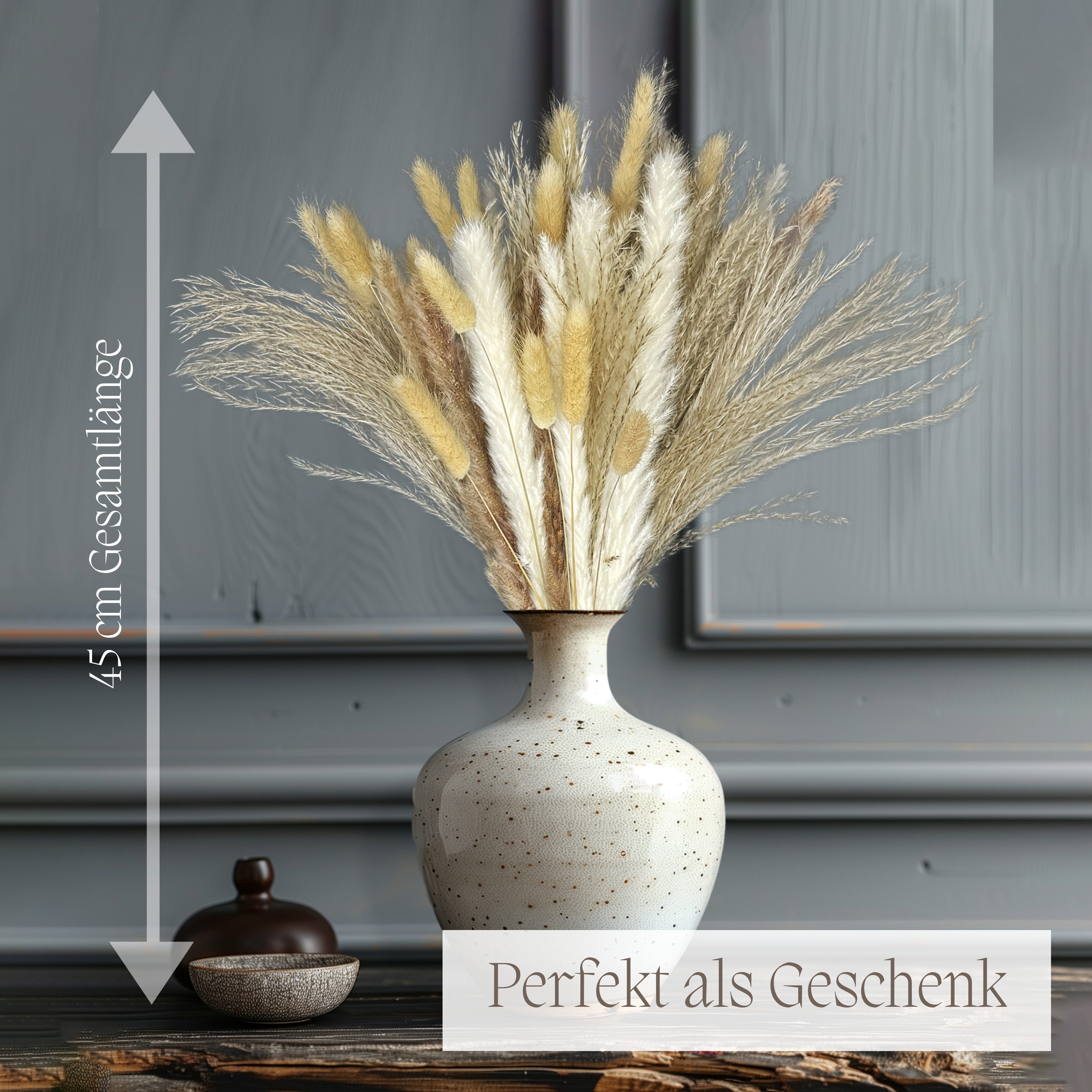 Trockenblume Trockenblumenstrauß Pampasgras, Nina-Maria's Deko Gold, 1 Stra günstig online kaufen