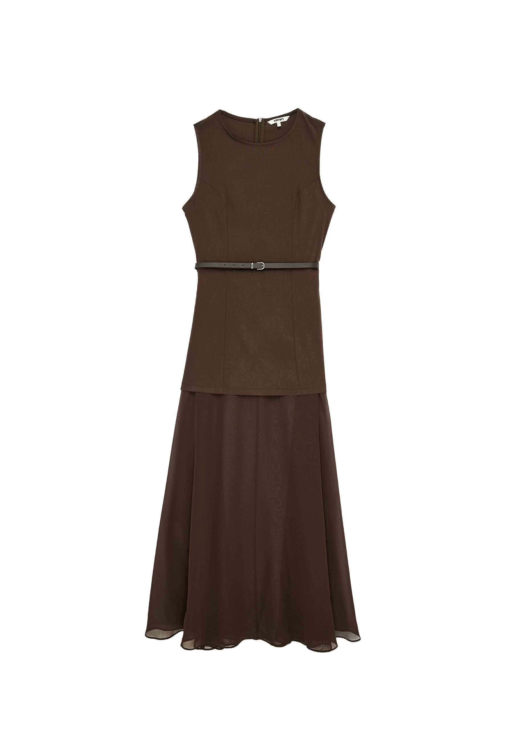 Koton Badekleid Mit Bauchgurt Bodycon Kleid Maxikleid