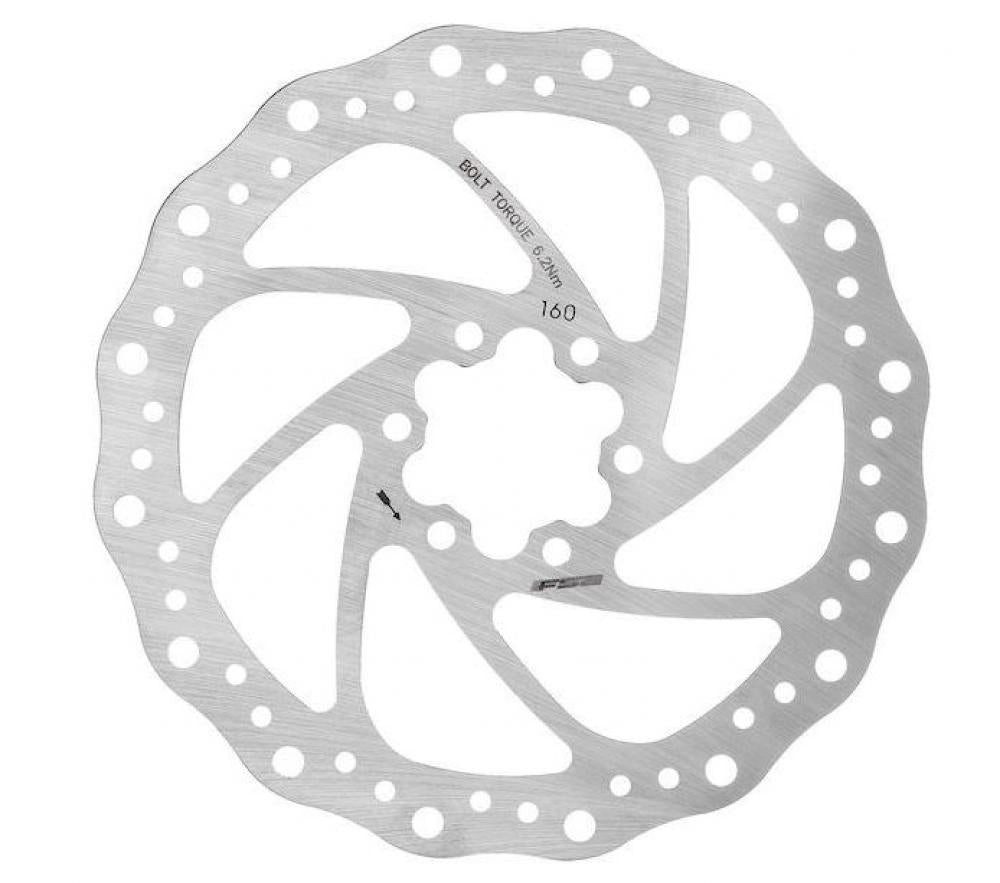 FSA Scheibenbremse FSA Afterburner Bremsscheibe 160 mm Silber - Ultraleicht & optimierte