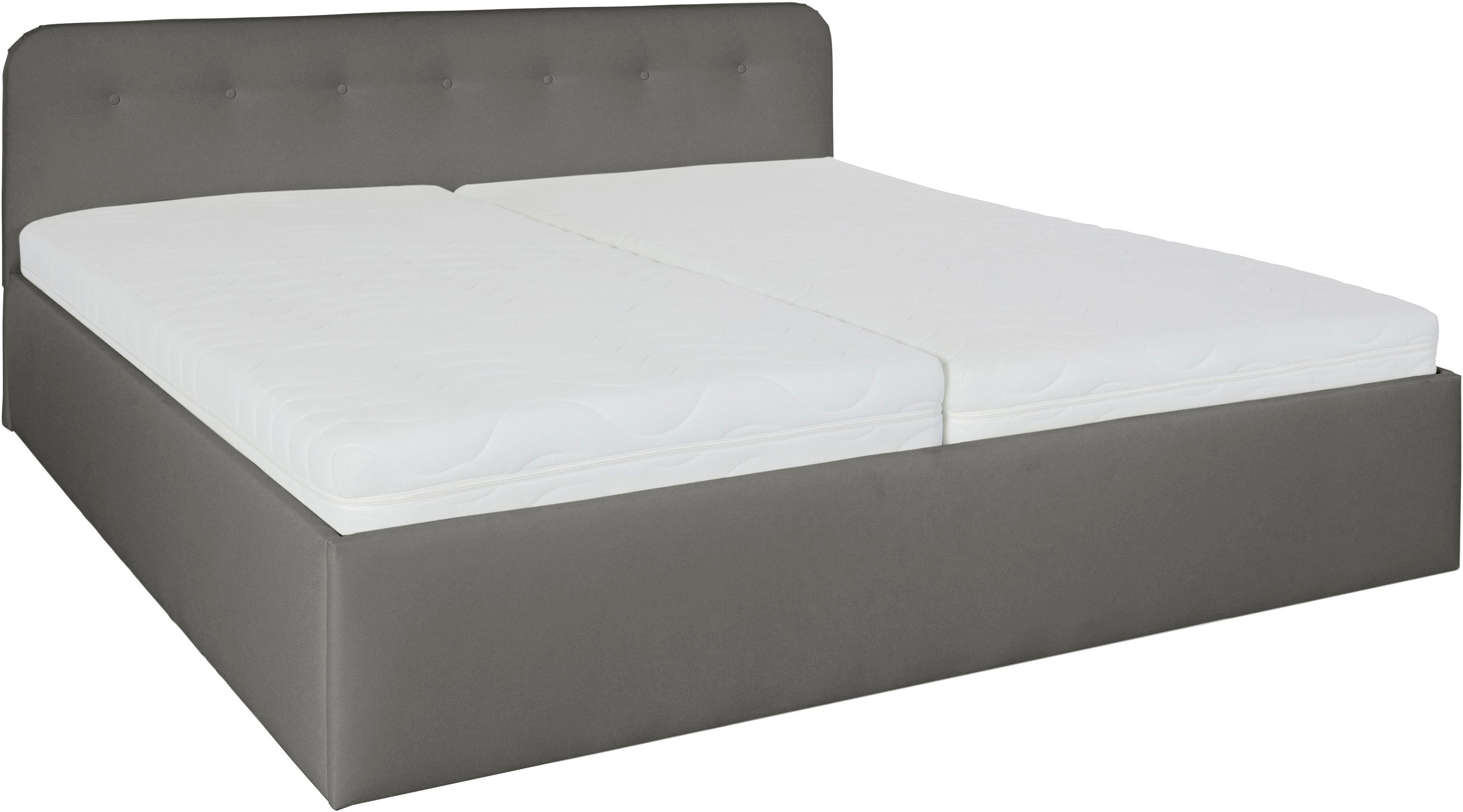 Westfalia Schlafkomfort Polsterbett "Rostock" auch mit Stauraum und Kopftei günstig online kaufen