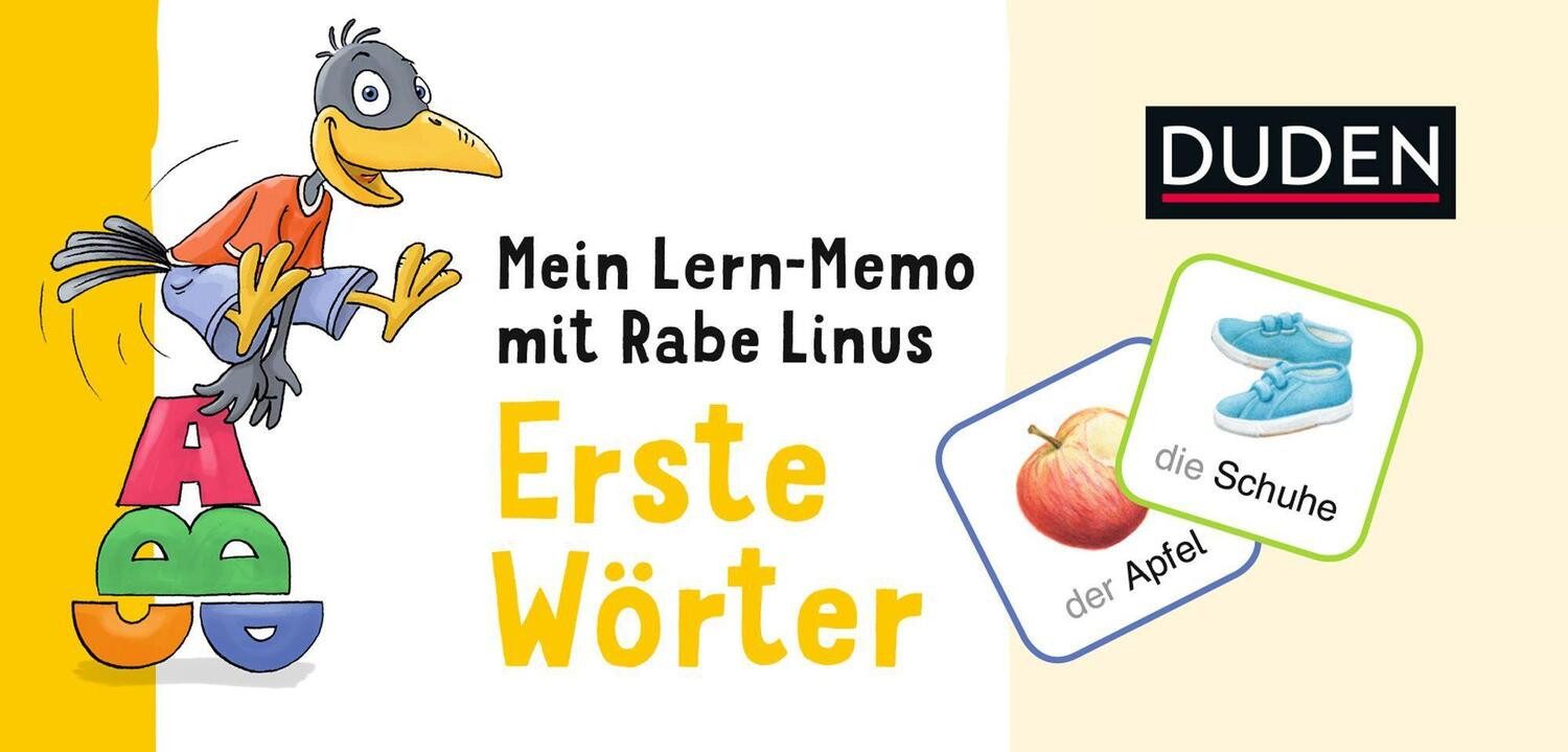 Duden Spiel, Mein Lern-Memo mit Rabe Linus - Erste Wörter