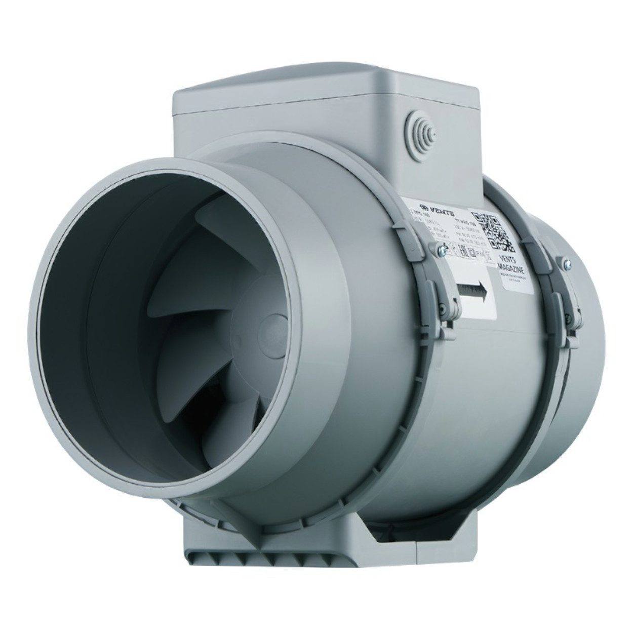 Vents Wandventilator Rohrventilator Lüfter TT Pro 150 T bis 565 m³/h, Mit Nachlaufrelais