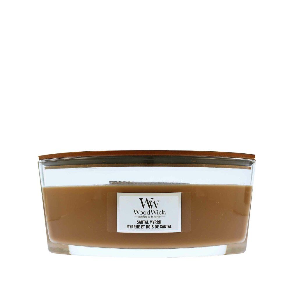 Woodwick Duftkerze WW Ellipse Santal Myrrhe
