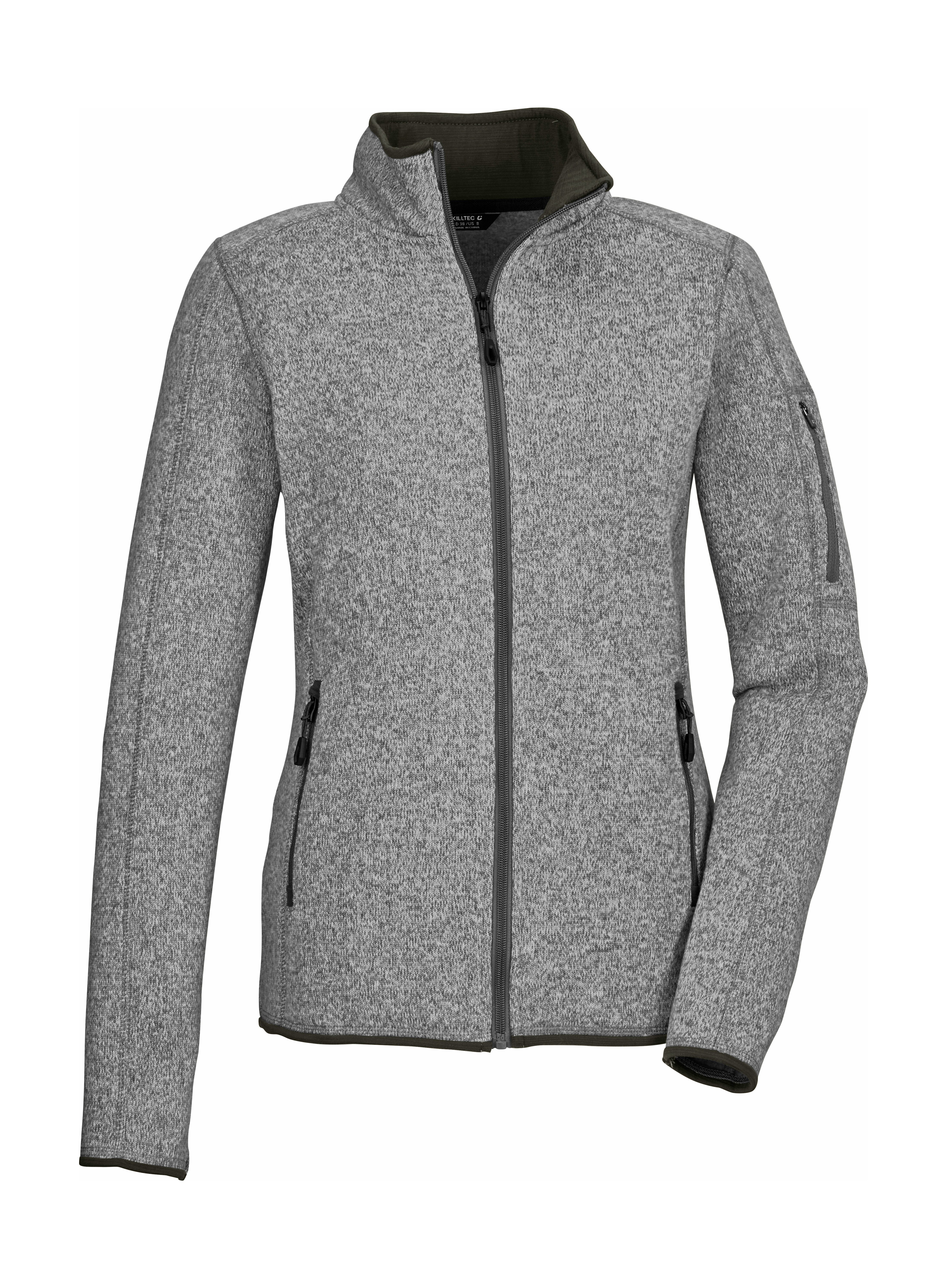 Killtec Fleecejacke "KOW 111 WMN KNT FLC JCKT", Strickfleecejacke, Melange- günstig online kaufen