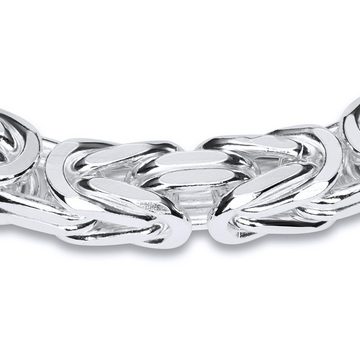 JEWLIX Königsarmband 925 Silberarmband: Königsarmband Silber 10mm breit