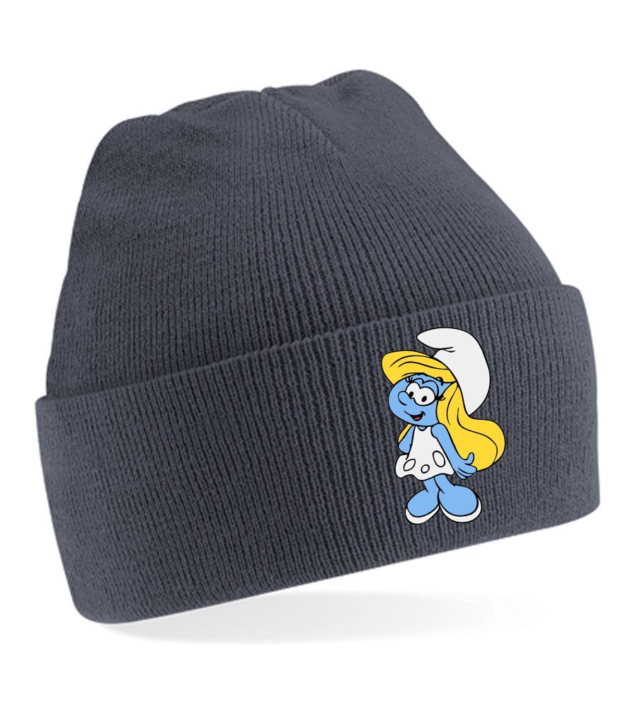 Beanie Unisex Erwachsenen Mütze Schlumpfine Schlümpfe Smerf