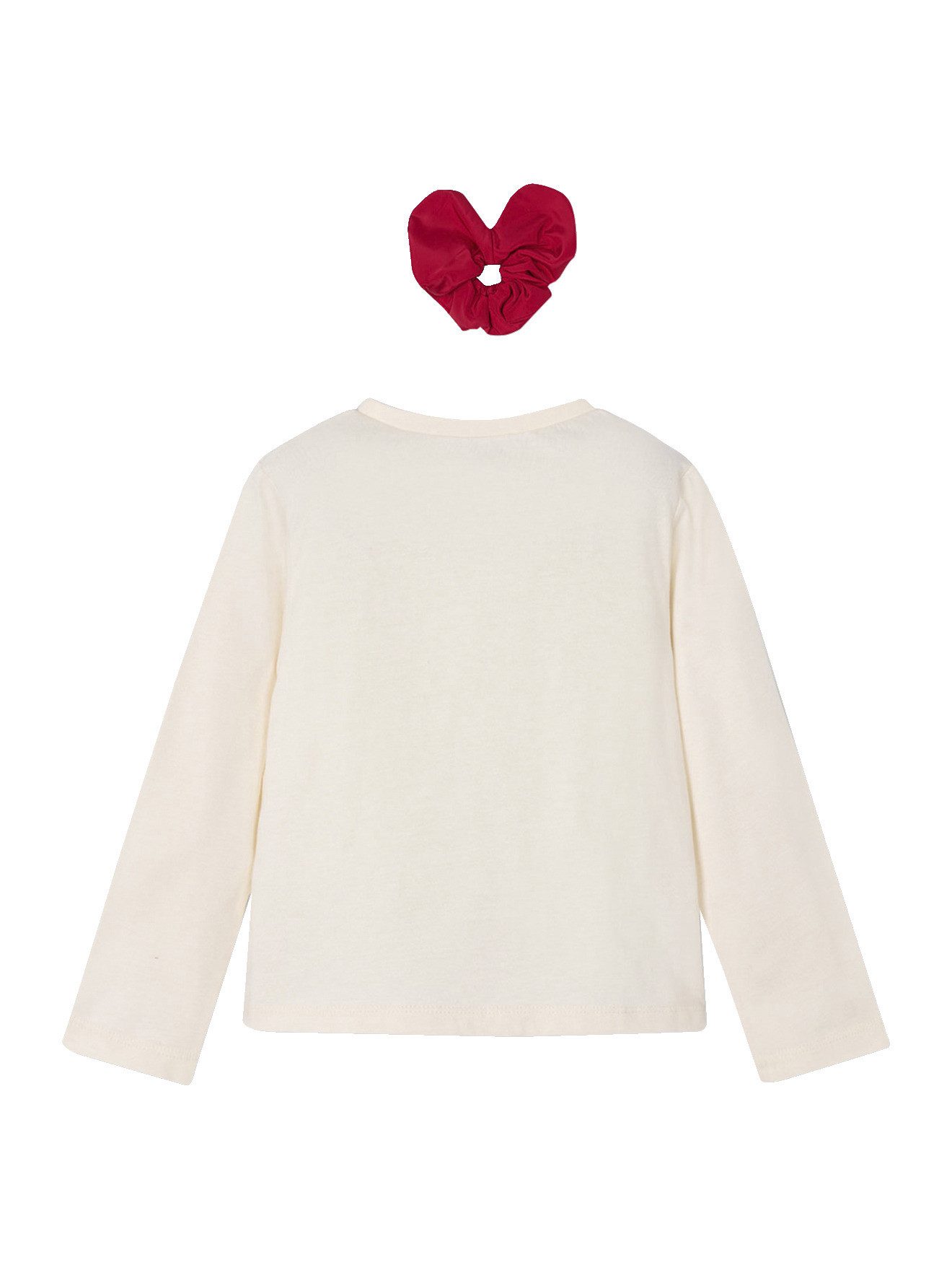 Mayoral Langarmshirt Mädchen Shirt mit Scrunchie