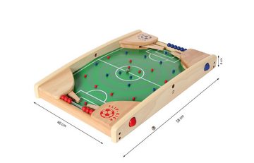 Bartl Tischfußballspiel Flip Kick Deluxe (Set, 1), sehr stabil, gewölbte Spielfläche