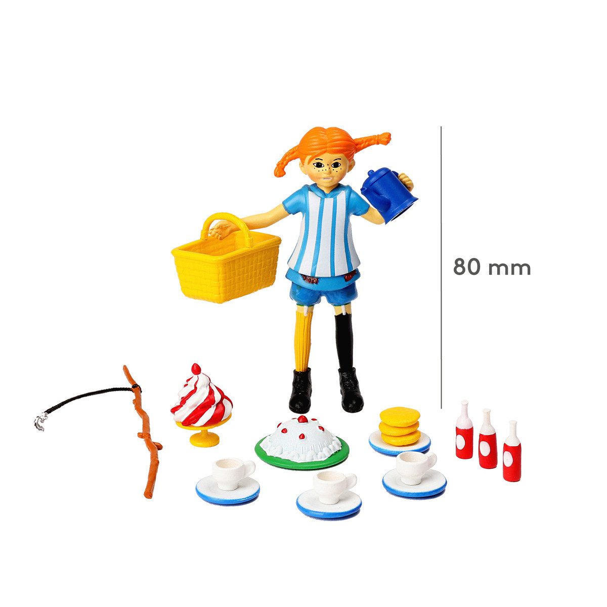 Pippi Langstrumpf Puppenhausmöbel Kaffee Figurenset Mädchen (19tlg) – Bild 2 von 5