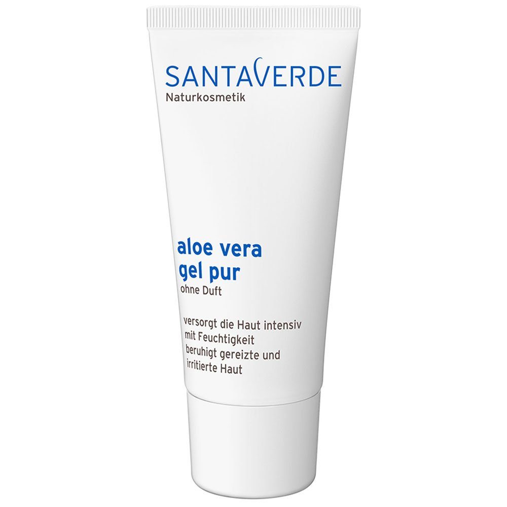 SANTAVERDE GmbH Hautpflegegel aloe vera Gel pur ohne Duft, 50 ml