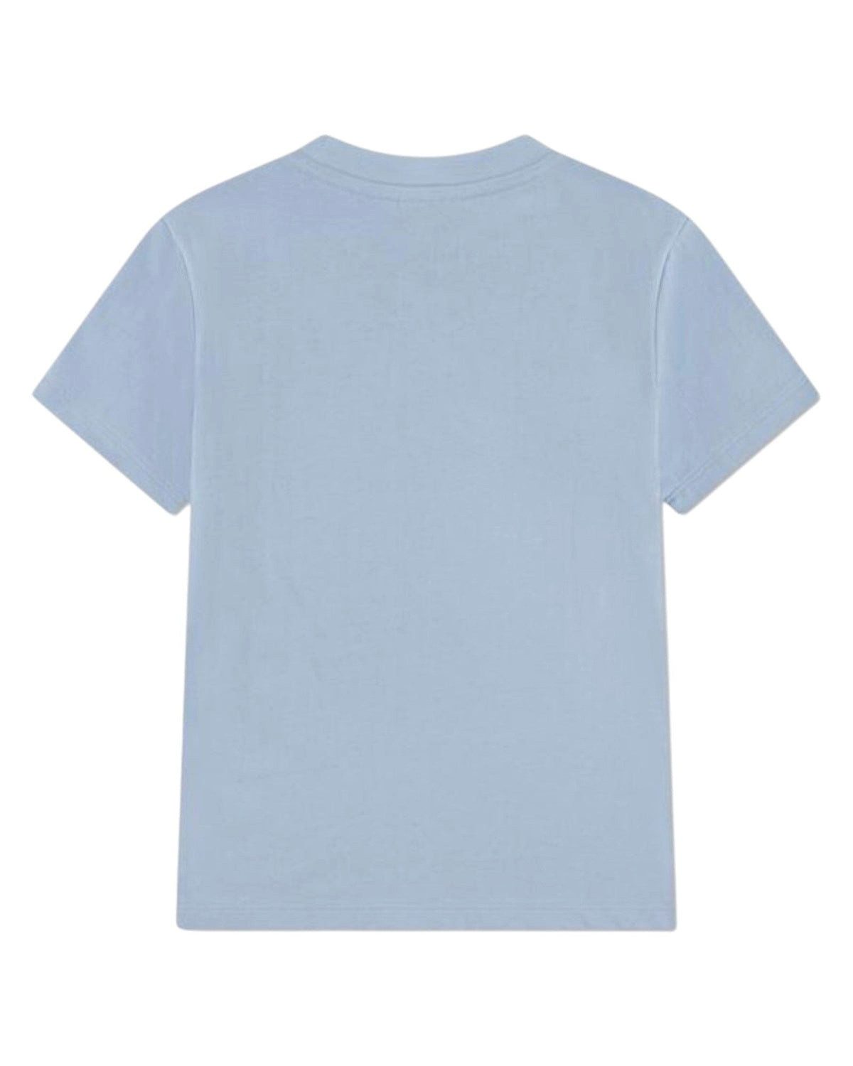 Lacoste T-Shirt Lacoste Kinder T-Shirt – Applique-Print hellblau CHAMBRAY