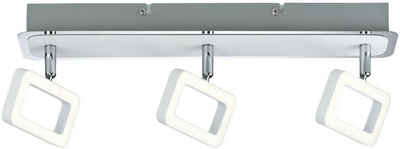 Paulmann Deckenleuchte »Frame 3-flammig 3x4,5W Weiß/Chrom inkl. Leuchtmittel«, LED fest integriert, Warmweiß