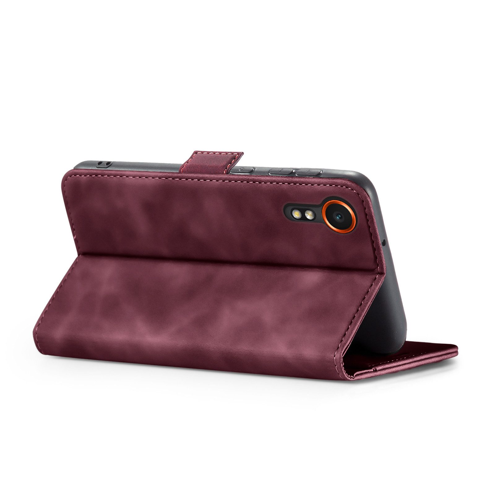 Tec-Expert Handyhülle Tasche Hülle für Samsung Galaxy Xcover7 6.6 Zoll, 6.6, Cover Klapphülle Case mit Kartenfach Fliphülle aufstellbar