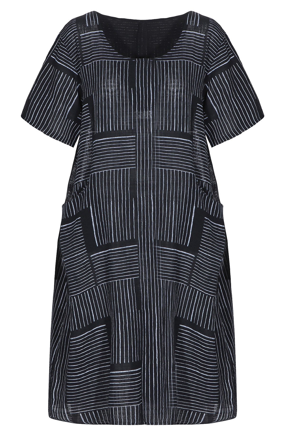 Mississhop Sommerkleid Baumwollkleid 100 % Baumwolle Casual Shirtkleid Strandkleid M.377