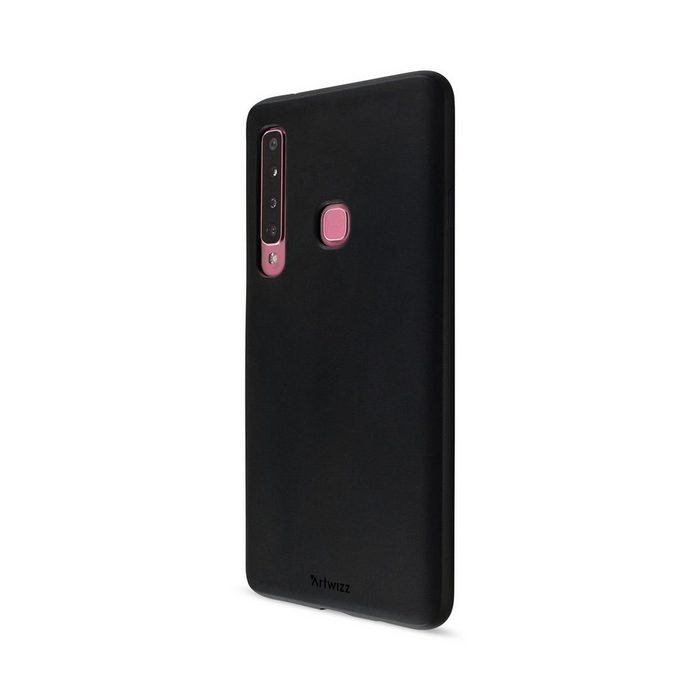 Artwizz Smartphone-Hülle Artwizz TPU Case - Artwizz TPU Case - Ultra dünne elastische Schutzhülle mit matter Rückseite für Galaxy A9 (2018) Schwarz