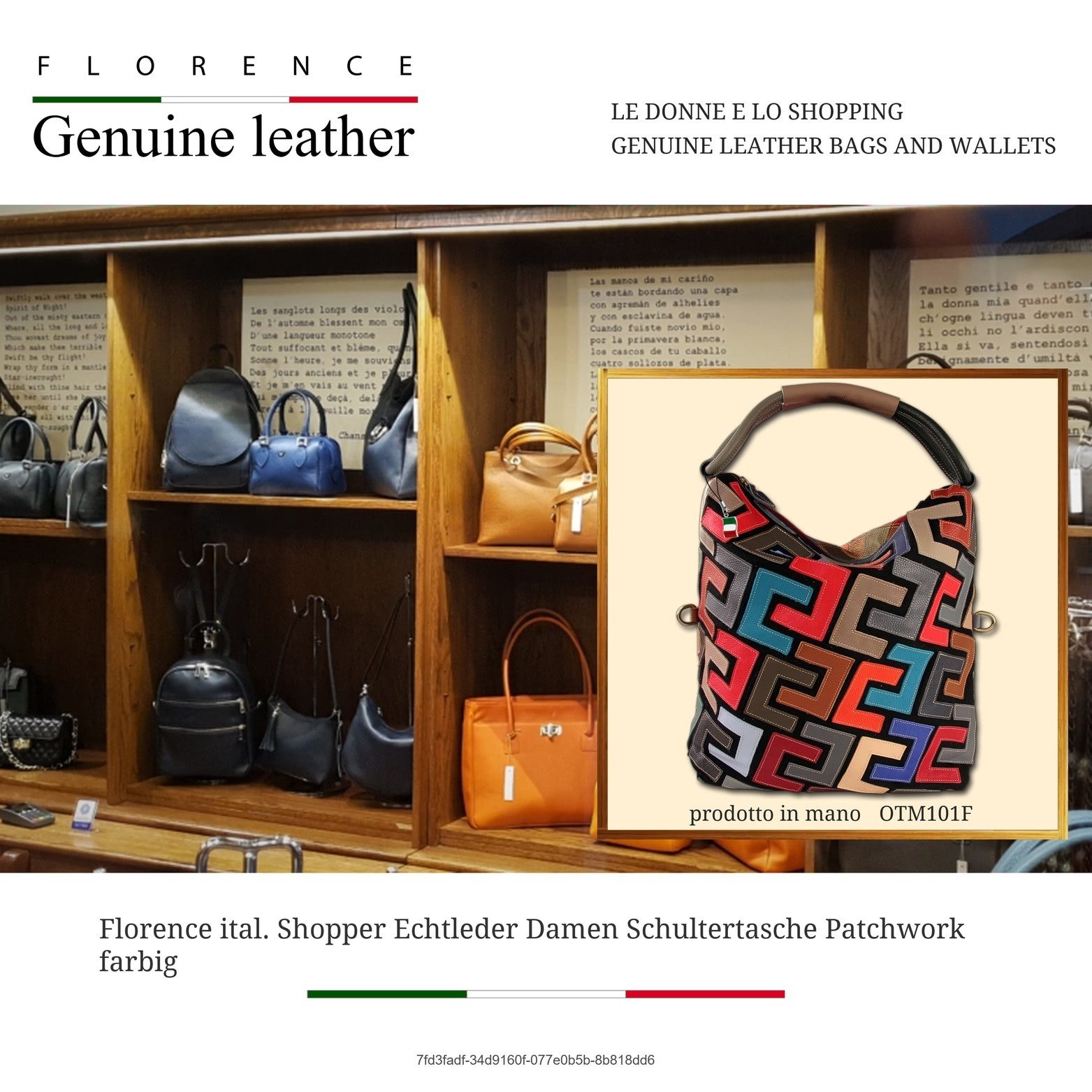FLORENCE Shopper Florence ital. Shopper Echtleder Damen (Schultertasche, Sh günstig online kaufen