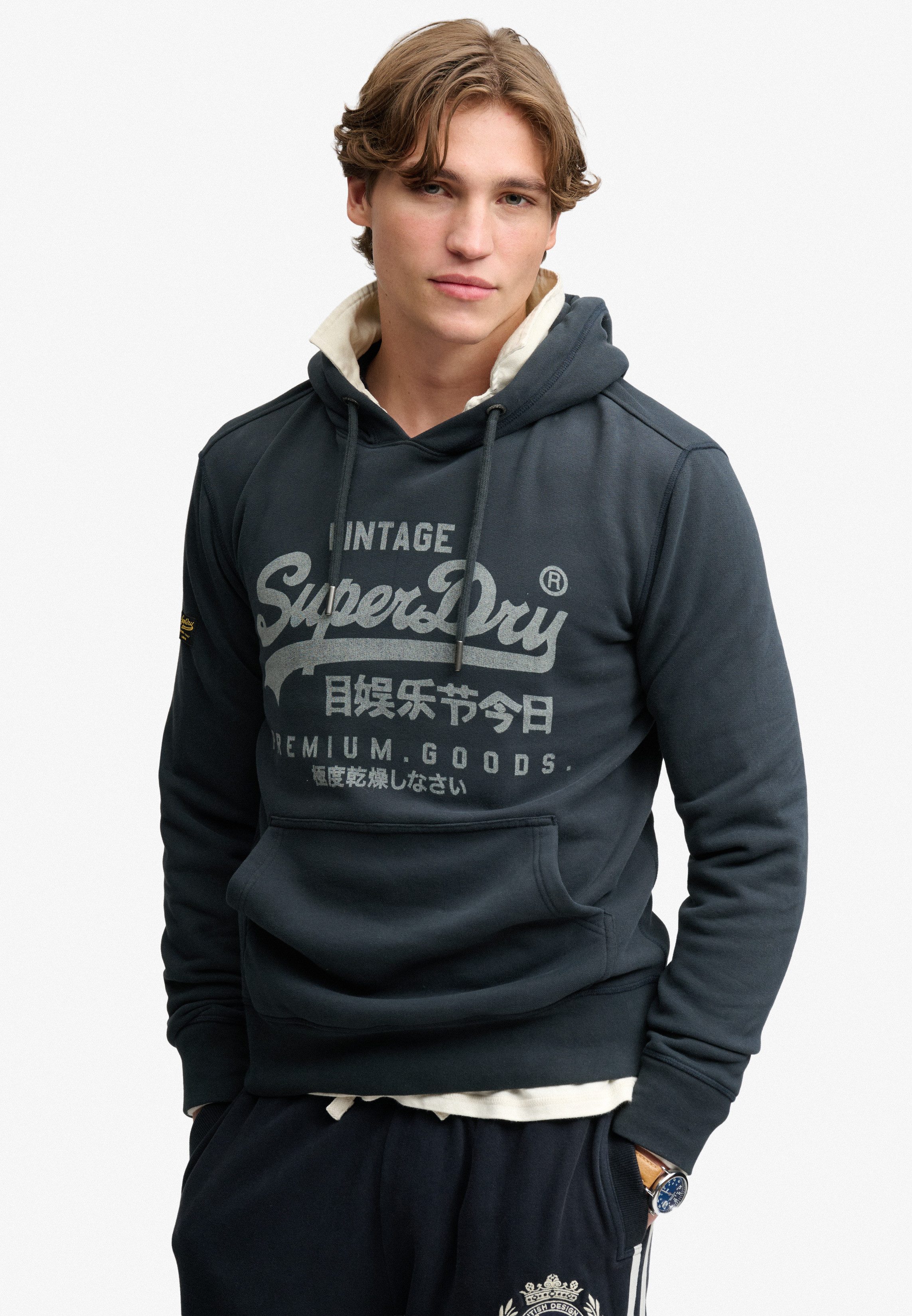 Superdry Kapuzensweatshirt VL CLASSIC HOOD Baumwollmischung, relaxed fit