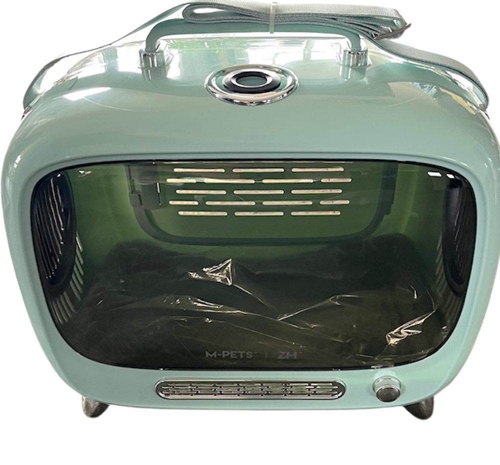 M-Pets Tierreisebox bis 9,00 kg, Transportbox für Hund, Katze & Kleintier RETRO-BOX 45x41x28 cm