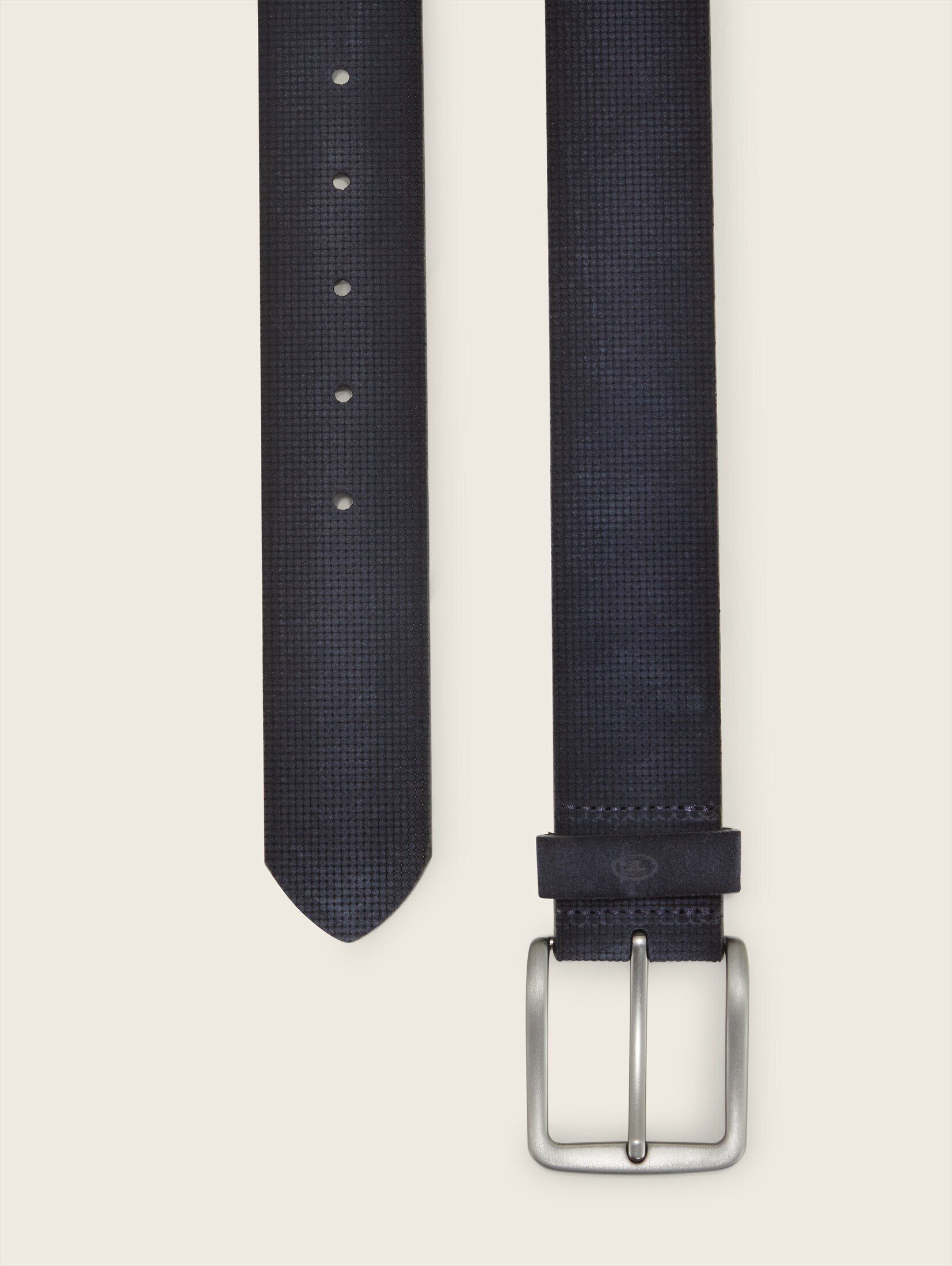 TOM TAILOR Ledergürtel Belts TTBART Ledergürtel mit eckiger Dornschließe