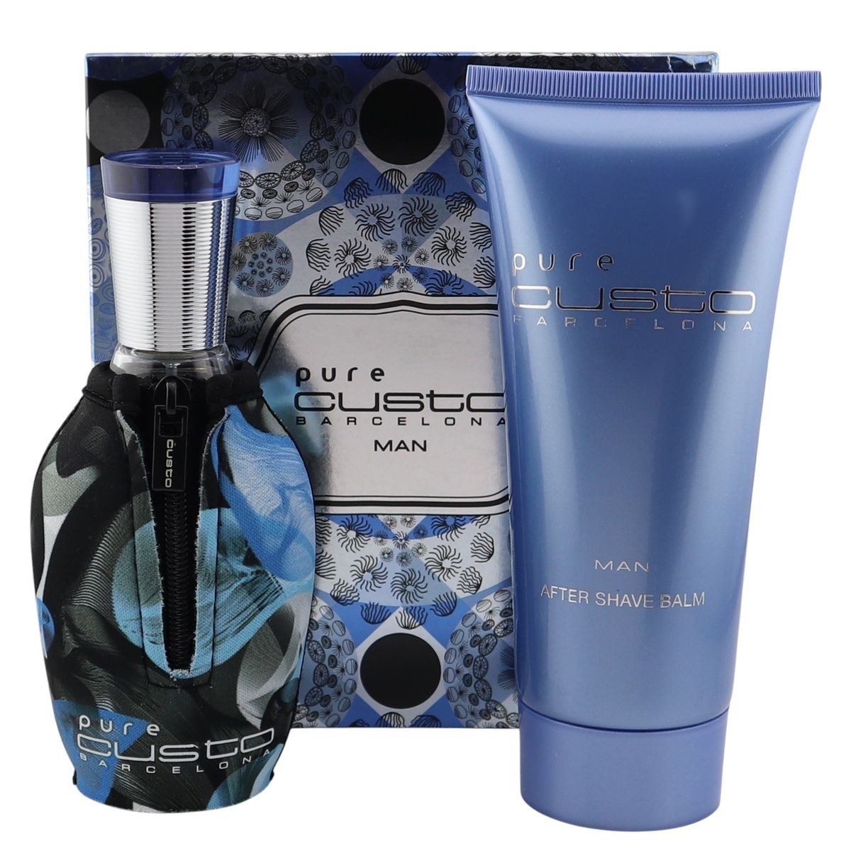 Custo Barcelona Eau de Toilette Custo Barcelona Pure Man EDT Spray 100 ml + After Shave Balm 200 ml
