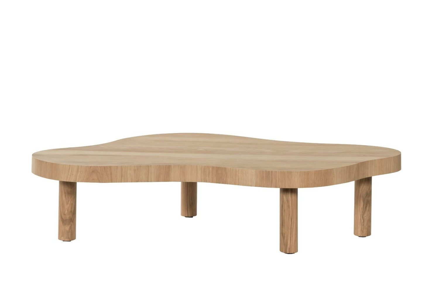 Natur24 Couchtisch Tobago Couchtisch 82 x 135 x 32 cm Eichenholzfurnier Natur