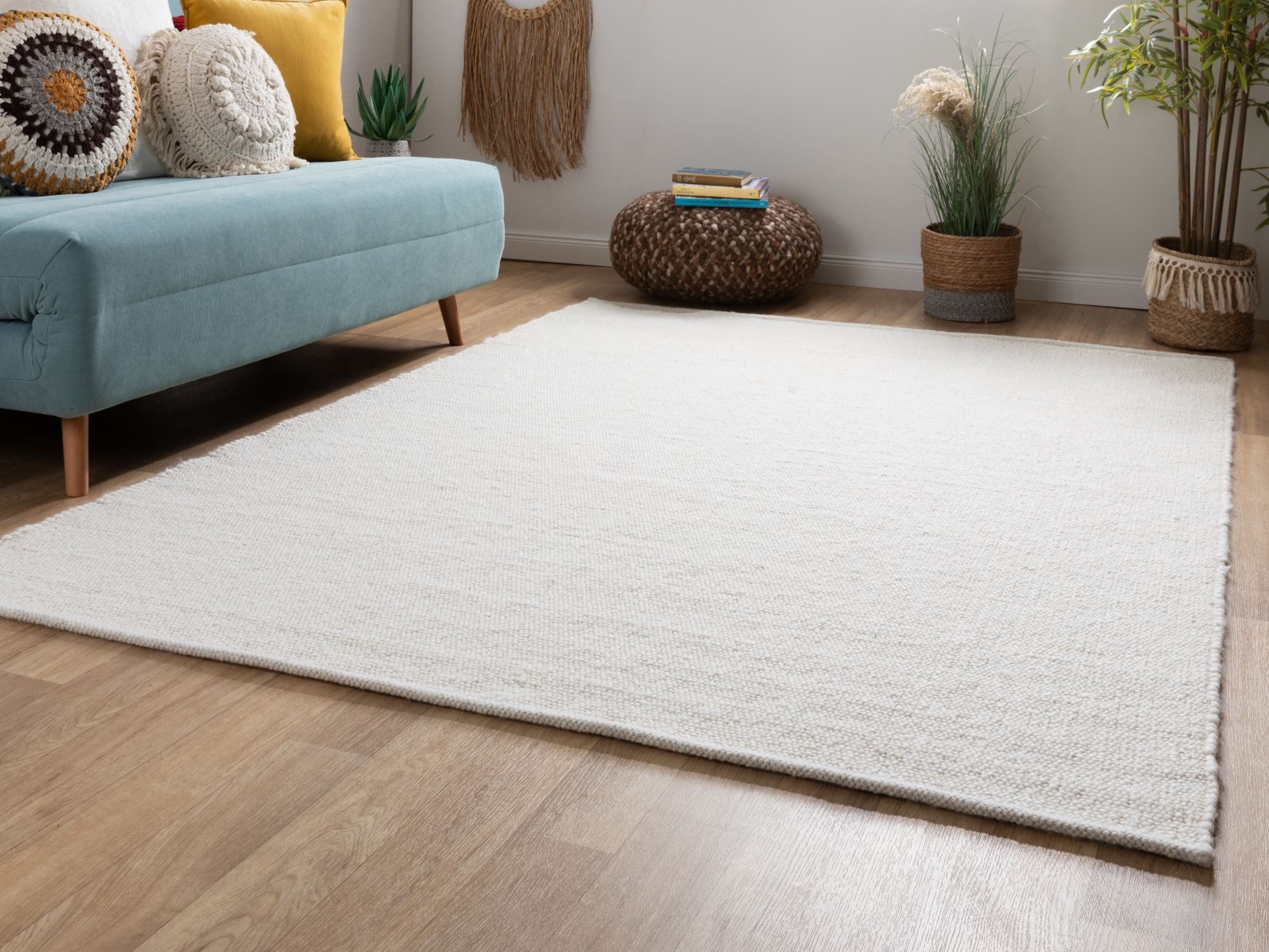 Steffensmeier Wollteppich Kos, Rechteckig, Handwebteppich, Handweb Teppich, günstig online kaufen