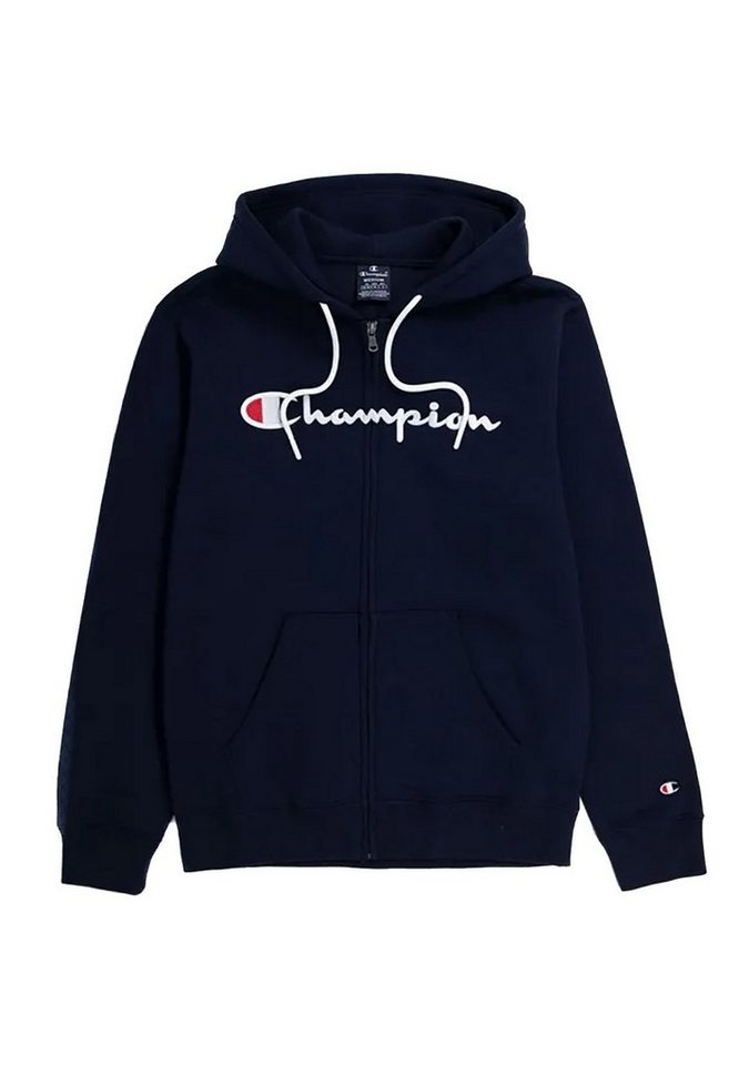 Champion Kapuzensweatshirt Champion Herren Zipper 219205 BS501 NNY  Dunkelblau