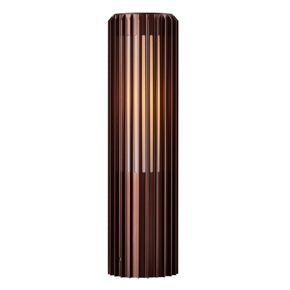 Nordlux Pollerleuchte Aludra 45, ohne Leuchtmittel, spritzwassergeschützt (IP54), aus robustem Aluminium, E27